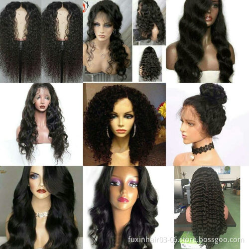 Hair Wigs for Africans Aliexpress Free Sample Luxurious High Quality Weave Human Hair Wig India Affordable Price Custom Black
